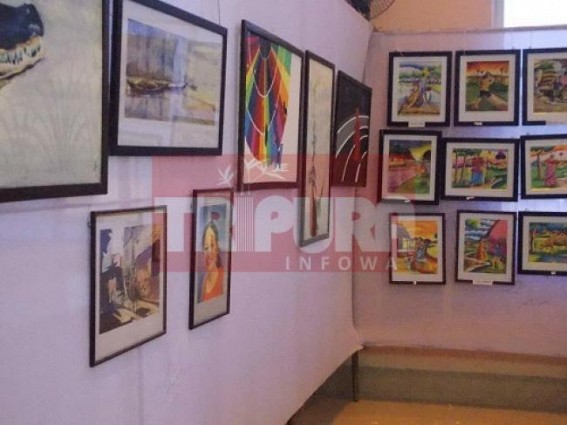 2nd solo art exhibition inaugurated at Kamalpur 2nd solo art exhibition inaugurated at Kamalpur